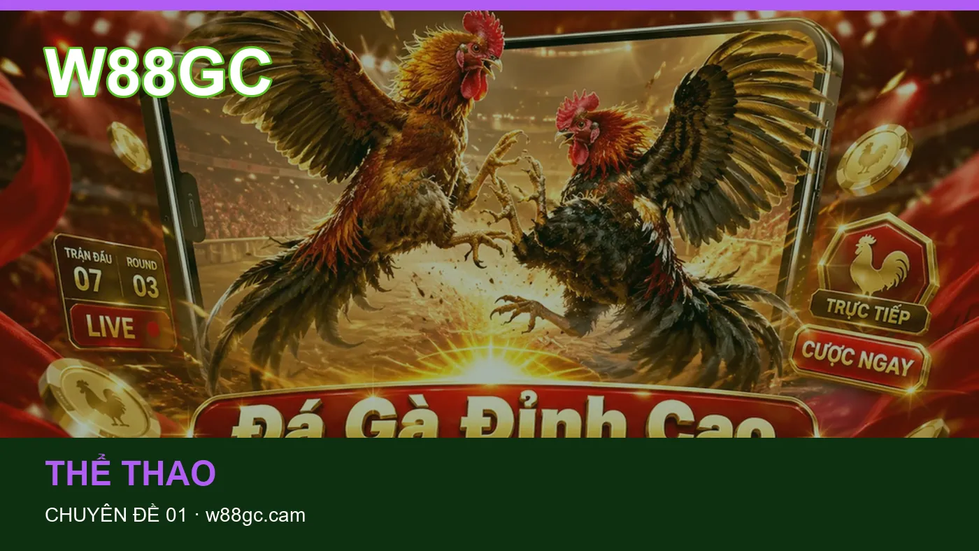 Trải nghiệm Thể thao trên điện thoại cùng cẩm nang W88GC