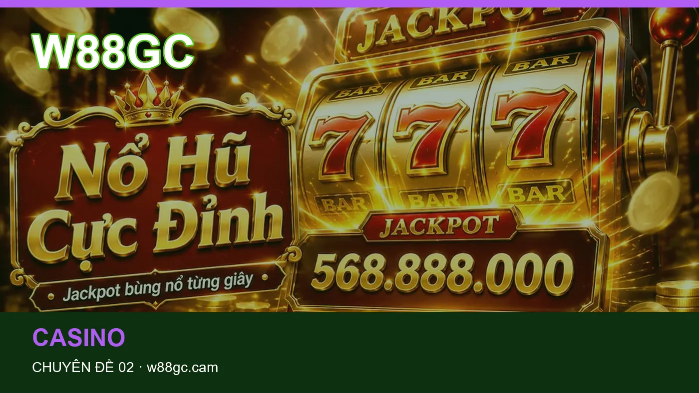 Trải nghiệm Slot trên điện thoại cùng cẩm nang W88GC